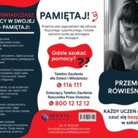 Broszura:  Przemoc Rówieśnicza Dzieci i Młodzież