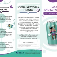Broszura: Profilaktyka stosowania energy drinków (Dorośli)