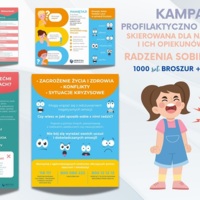 Kampania profilaktyczno-edukacyjna skierowana dla najmłodszych i ich opiekunów z zakresu radzenia sobie z emocjami.