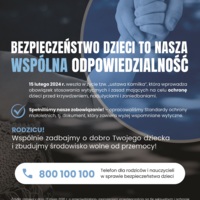 Plakat: Standardy ochrony małoletnich