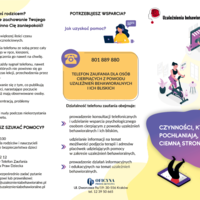 Broszura:  Uzależnienia Behawioralne (Dorośli)