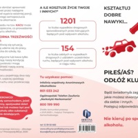 Broszura:  Bezpieczny Kierowca - profilaktyka prowadzenia pojazdów pod wpływem alkoholu