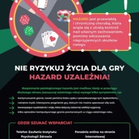 Plakat:  Hazard dostrzegaj rozmawiaj (Dorośli)