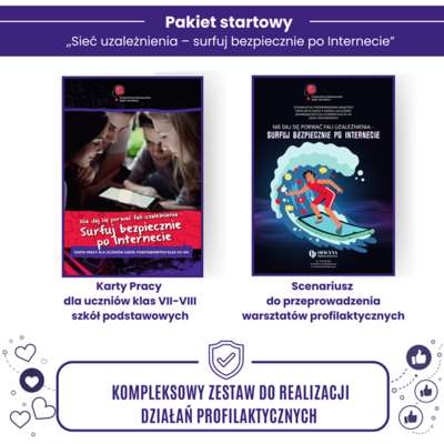 Pakiet startowy „Sieć uzależnienia – surfuj bezpiecznie po Internecie”