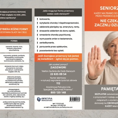 Broszura: Przemoc Seniorzy