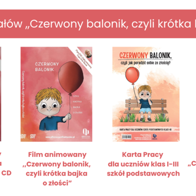 Pakiet startowy „Czerwony balonik, czyli jak poradzić sobie ze złością?” 
