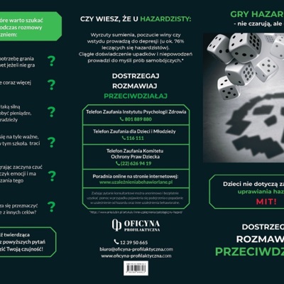 Broszura:  Hazard dostrzegaj rozmawiaj(Pedagodzy)