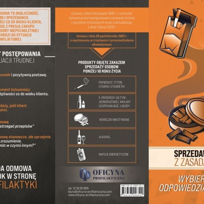 Broszura: E-papierosy i woreczki nikotynowe (Sprzedawcy)