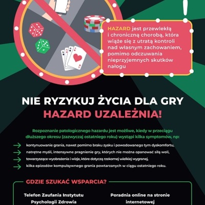 Plakat:  Hazard dostrzegaj rozmawiaj (Dorośli)