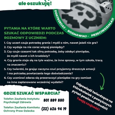 Plakat:  Hazard dostrzegaj rozmawiaj(Pedagodzy)