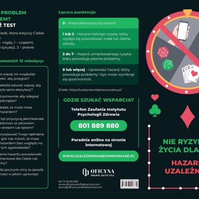 Broszura:  Hazard dostrzegaj rozmawiaj (Dorośli)