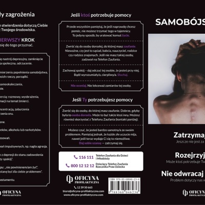 Broszura: Samobójstwo (Młodzież)