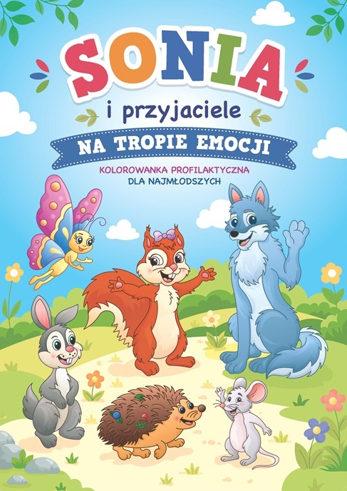 Kolorowanka ,,Sonia i przyjaciele na tropie emocji