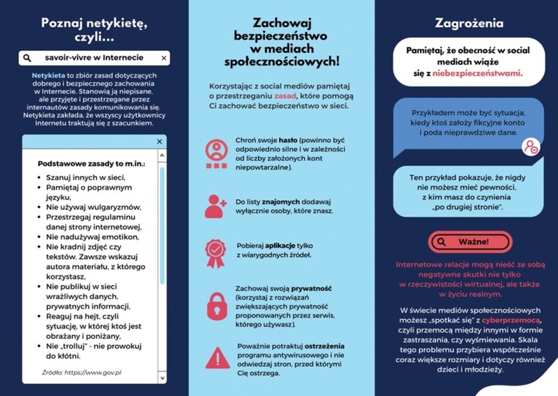 Broszura:  Social Media (Dzieci i młodzież)
