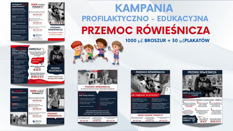 Kampania profilaktyczno-edukacyjna z zakresu  przemocy rówieśniczej.