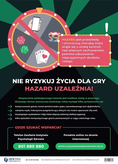 Plakat:  Hazard dostrzegaj rozmawiaj (Dorośli)