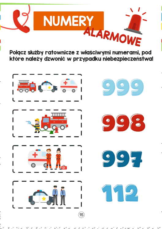 Kolorowanka Łamigłówka Profilaktyczna 