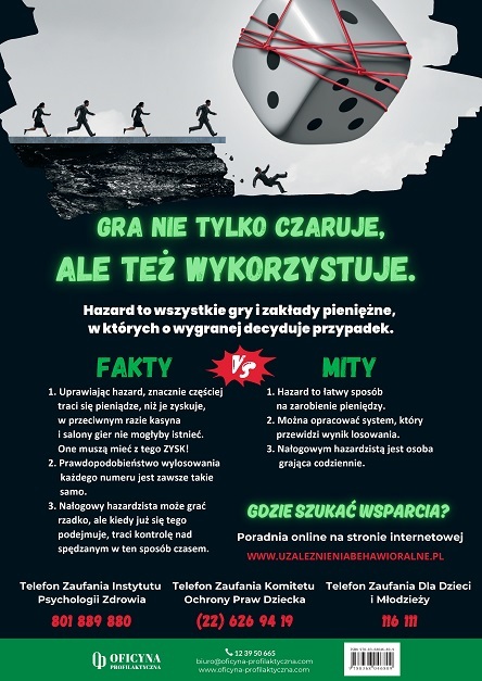 Plakat:  Hazard dostrzegaj rozmawiaj (Młodzież)